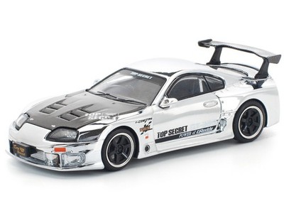 イノモデル 1/64 トヨタ スープラ トップシークレット GT300 シルバー TOYOTA SUPRA TOP SECRET GT300 RHD SILVER CHROME 1/64 MODEL BY POP
