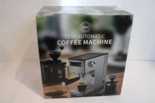 Garvee 15 Bar Pressure Espresso Coffee Machine w/ Grinder, Milk Frother - New
