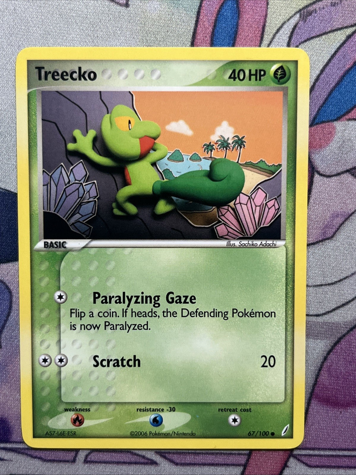 Pokémon Treecko EX Crystal Guardians 67/100 NM