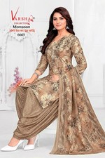 Synthetic Readymade Pakistan Punjabi Salwar Kameez Crepe Suit Designer Indian
