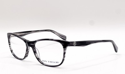 Ann Taylor AT317 C01 Black Horn Full Rim Authentic Eyeglass Frames 55-16-140