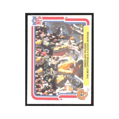 1980 Fleer The Best Offense Packers #20