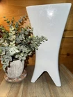 Vintage RARE Royal Haeger Modernist Pale Grey 12 Inch Vase #R1749