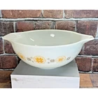 VTG Pyrex 4 QT Town & Country Pattern #444 Cinderella Nesting Mixing Bowl, EUC