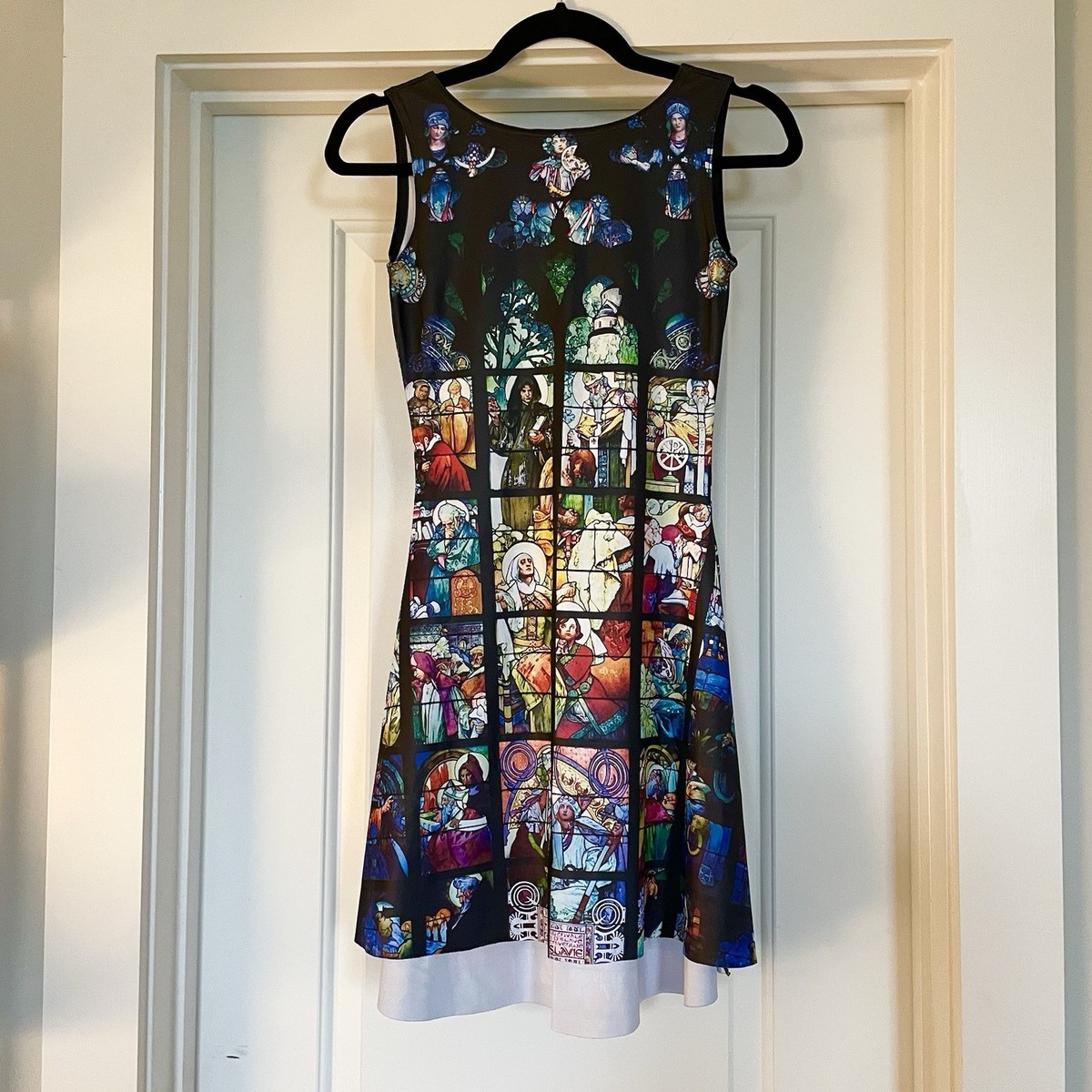 BlackMilk St Vitus Cathedral Stained Glass Print Fit & Flare Play