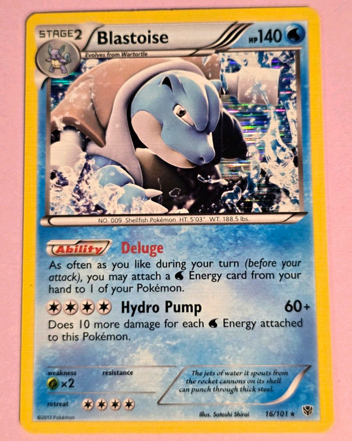 Blastoise #16 (Plasma Blast (2013))
