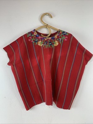 vintage and hand-embroidered Guatemalan Mayan huipil Small Head Opening