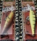 2 Lucky Craft Pointer 78DD SP Minnow Jerkbait Lures DELTA CRAW/TIGER PERCH -NEW