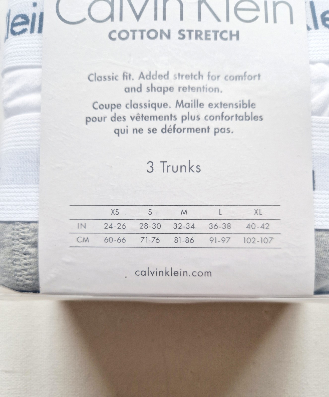 Calvin Klein Mens 3 Pack Boxer Trunks Mixed Colours Size XL Brand New thumbnail 5