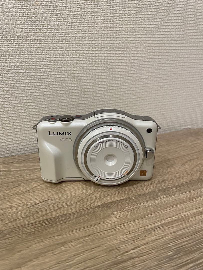 LUMIX GF3 OLYMPUSカメラレンズ Panasonic LUMIX GF3 Camera White with OLYMPUS Lens | eBay