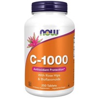 Now Foods Vitamin C-1000 Mit Hagebutten – Sustained Release 250 Tabletten