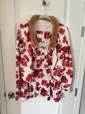 For Love And Lemons Carol Sleep Lingerie Set, Rose Print Floral S/M