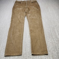 Everlane Corduroy Pants Men 32x30 Slim Fit Stretch Brown City