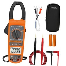 Digital Clamp Meter Multimeter 1000A AC/DC Amp Voltmeter, Auto-Ranging TRMS