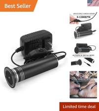 Elegant Electric Callus Remover with 0-1200RPM Adjustable Speed & Safety Feat...