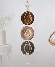 Hat Racks Hat Hangers for Wall, Bohemian Hat Organizer for Wall Hanging Hat D...