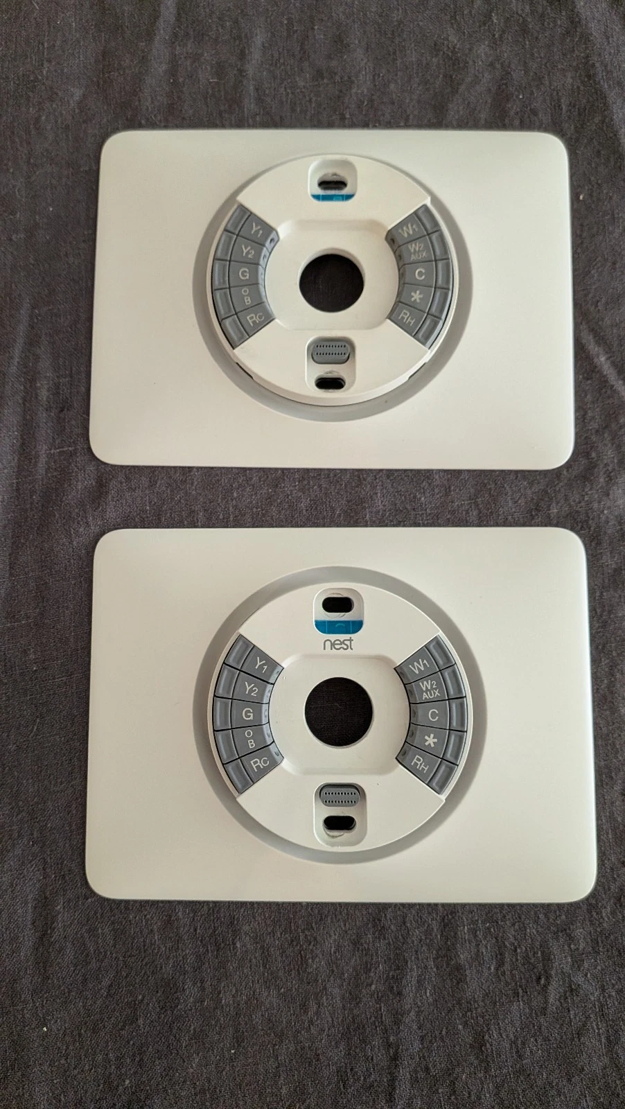 (2) Google Nest Thermostat 3rd Generation Base + Backplate