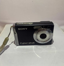 Sony Cyber-shot DSC-W80 Black 7.2MP 3x Optical Carl Zeiss Lens Digital Camera