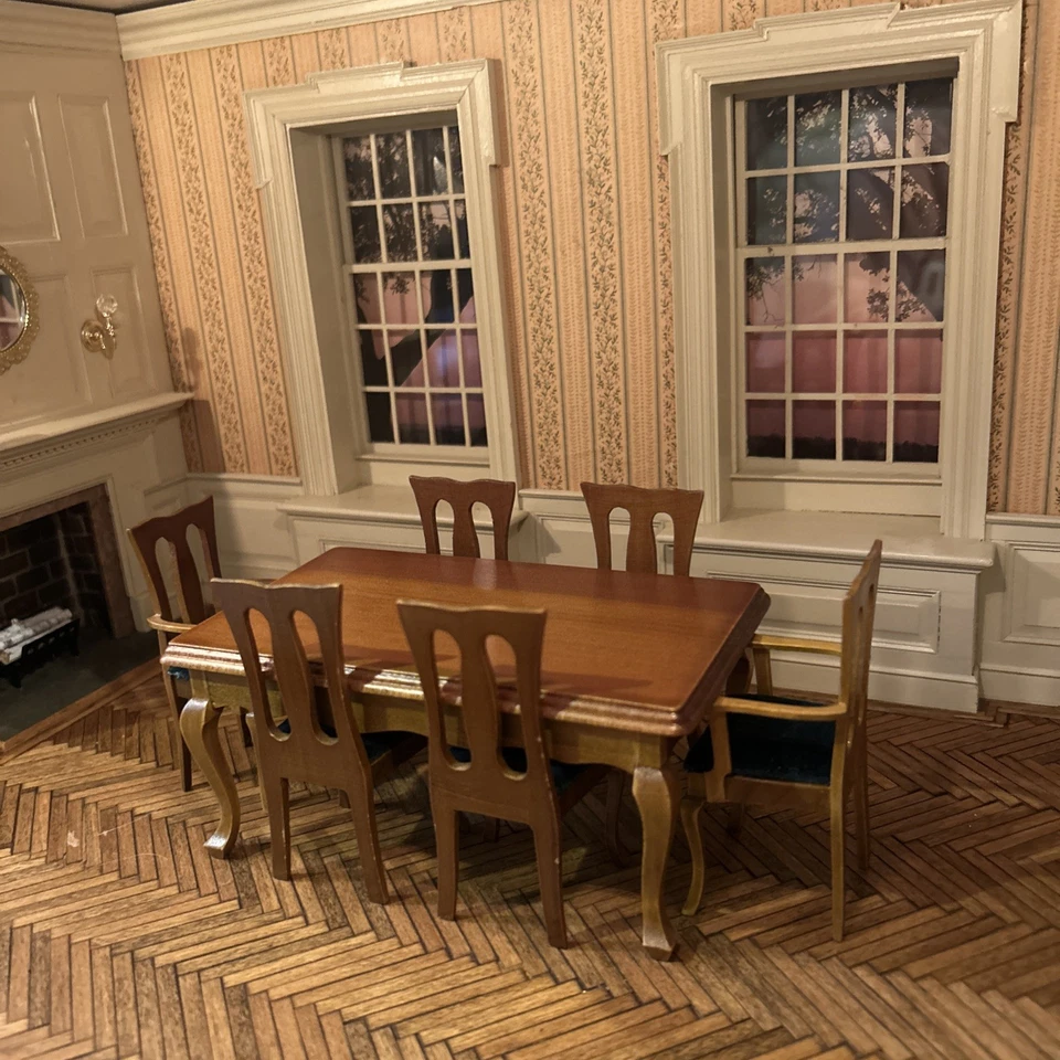 Dollhouse Kitchen Table/Dining Room Furniture 1:12 Scale - Image 2 of 4