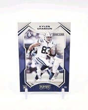 2021 Panini Playoff Kylen Granson Rookie Goal Line Blue Parallel No. 285
