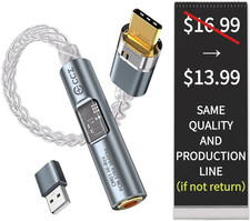 2026 Latest USB C DAC Audio Adapter with Headphone Amplifier, USB C to 3.5Mm Aud