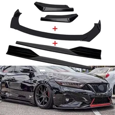 For Nissan Maxima Front Bumper Lip/ Chin Spoiler Body Splitter Side Skirt