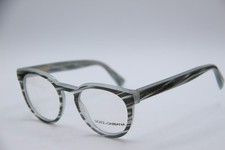 NEW DOLCE & GABBANA DG 3251 2051 BLACK GRAY DESIGNER AUTHENTIC EYEGLASSES 49-21