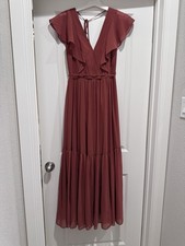 Rust Colored Bridesmaid Dress. Size 8. Only Worn Once.