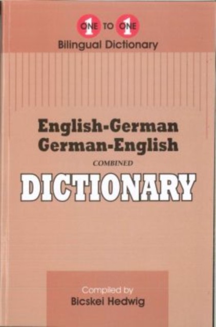 English-German & German-English One-to-One Dictionary by Berthold Hedwig NEW - Image 8