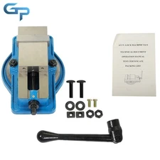 3" Bench Vice With 360 Degree Swivel Base CNC Milling Machine Vise Lockdown Vise