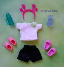 Kelly Chelsea doll clothes fashion, shoes, plus accessories#D