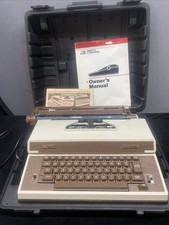 Royal Academy Vintage Portable Electric Typewriter W Case POWERS ON NOT WORKING thumbnail