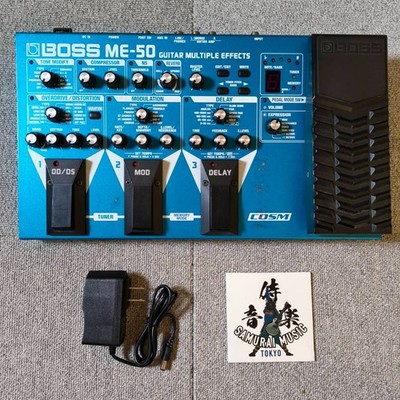 BOSS ME-50 Guitar Effects Pedal Multi-Effects Unit Pedal W/Power Cord From JP #1