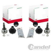 2X Schaeffler FAG ANTRIEBSWELLENGELENK-SATZ Radseitig Passend FüR Skoda Favorit