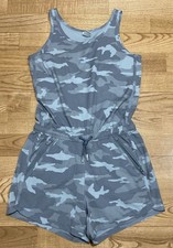 Girl's Athleta Camo Romper Size 12 EUC