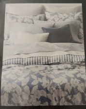 Lauren Ralph Lauren Full/Queen 3 Piece Blue Floral Duvet Bedding Set 300 MSRP