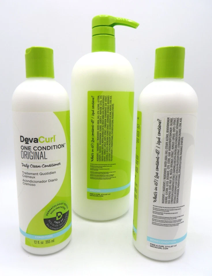 DEVACURL  NO POO ORIGINAL CLEANSER 32 OZ & ONE CONDITION 12 OZ - 3 PCS - Image 2 of 2