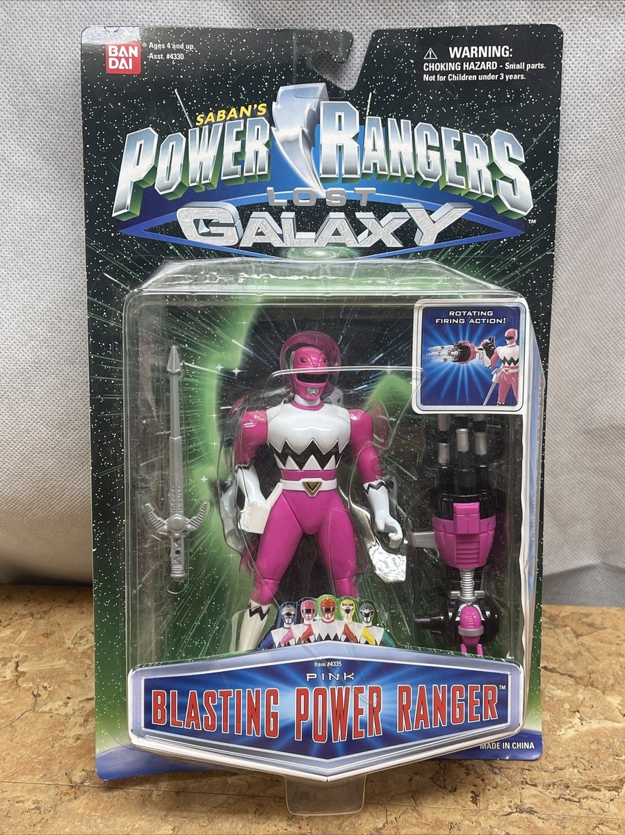 1999 Mighty Morphin Power Rangers Lost Galaxy Pink Blasting