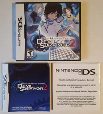 CASE  MANUALS ONLY, NO GAME  SHIN MEGAMI TENSEI DEVIL SURVIVOR 2  NINTENDO DS