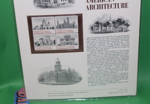 American Commemoratives American Architecture USPS Stamps 135 October 9, 1980 - Picture 3 of 4