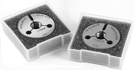 8-32 Class 2A Go/No Go Thread Ring Gage Set Vermont Gage USA NIST Traceable - Picture 1 of 1