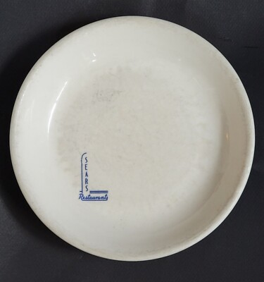 Vintage SEARS Restaurants 7.5  Small Plate SHENANGO Hotel China New Castle PA