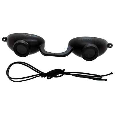 Super Sunnies Evo Flexible Tanning Bed Goggles UV Eye Protection Black Glasse