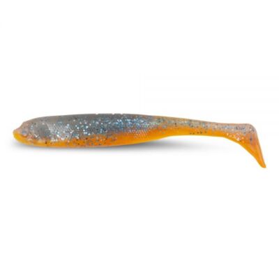 Sänger Iron Claw Slim Jim BGO Blue Glitter Orange Gummifisch lose MOBY SOFTBAITS