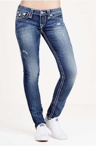 $370 NWT TRUE RELIGION Sz25 SKINNY W 