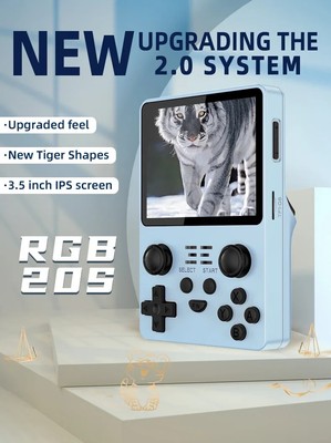 Powkiddy RGB20S 3.5'' IPS Screen Open Source Retro Handheld Video Game Console