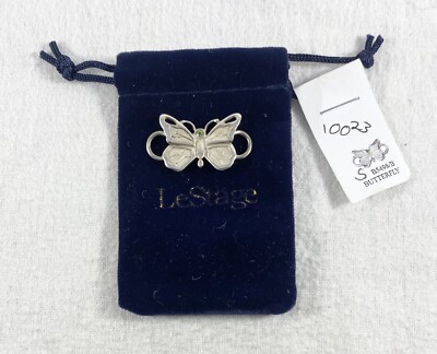 LeStage Sterling Silver Peridot Butterfly Convertible Bracelet Clasp SB5498