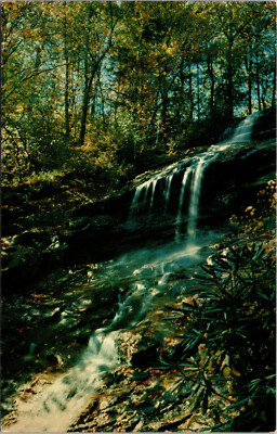Postcard The Cascades Blue Ridge Parkway North Carolina