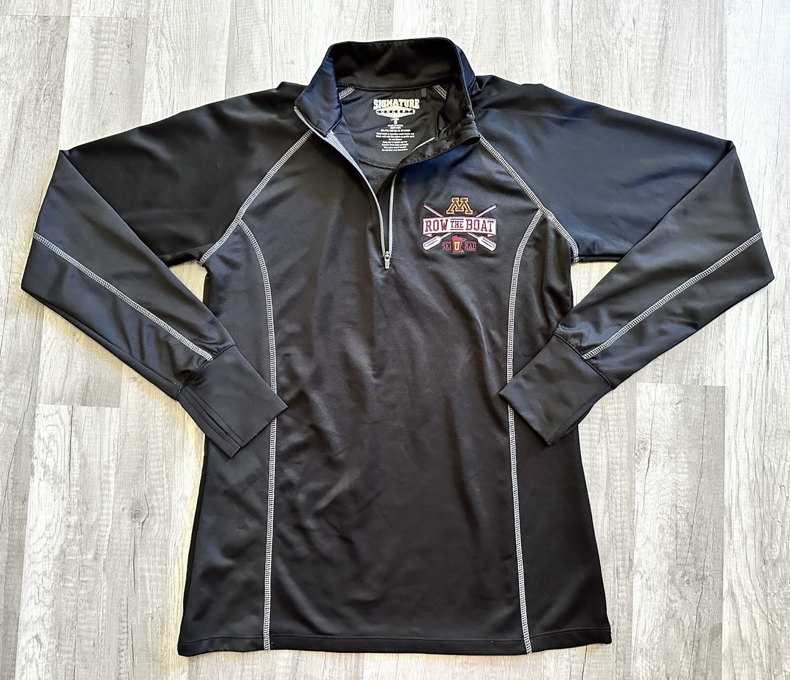 FILA Giacca Pullover Sci U Mah University Of Minnesota FOOTBALL "Row The Boat" Small