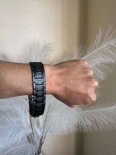 Titanium Magnetic Bracelet Men Christmas Gift Restore Balance Energy Power Joy